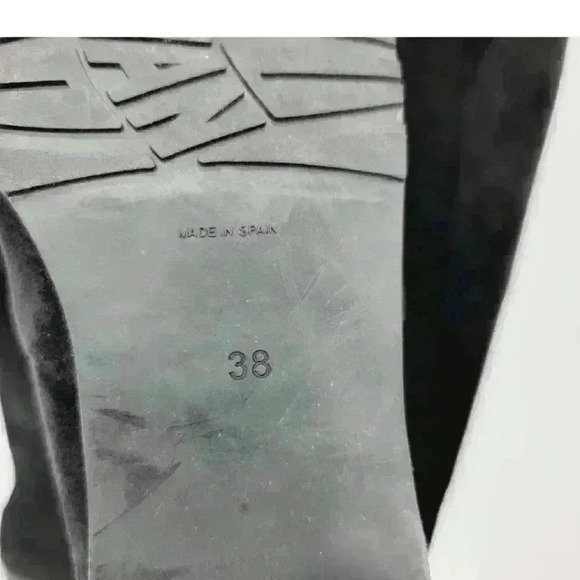 Stuart Weitzman Lowland black  over the knee boots 8 Made in Spain retail $920 - Picture 9 of 12